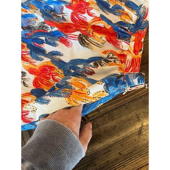 Cece Cactus Art to Wear Colorful Skirt Women 14 Southwestern Cowgirl Artsy Fun - Picture 6 of 9